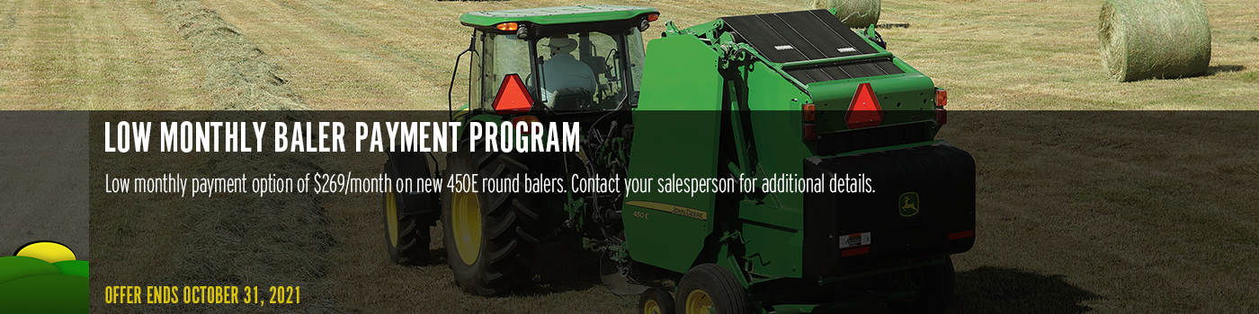 Low Monthly Baler Payment Program