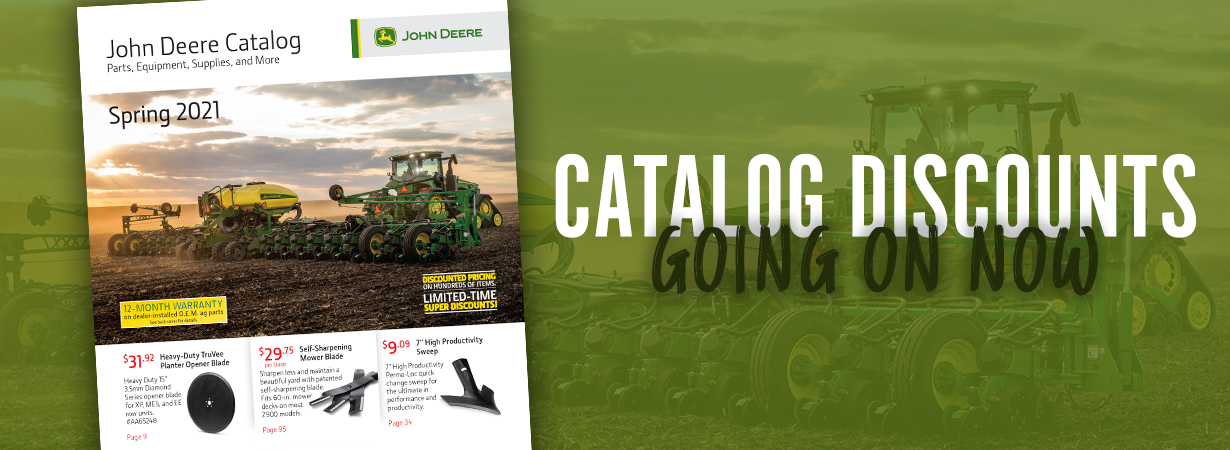 Spring Parts Catalog Discounts, Going on Now!